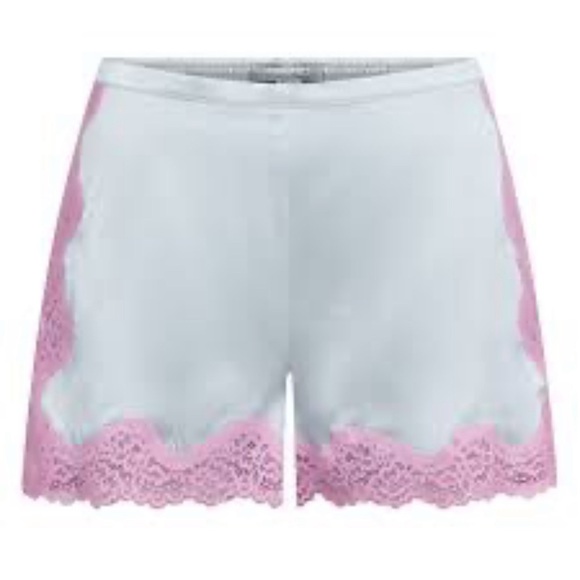 NWT Stella McCartney Lace Trim Pajama Shorts - Picture 3 of 7